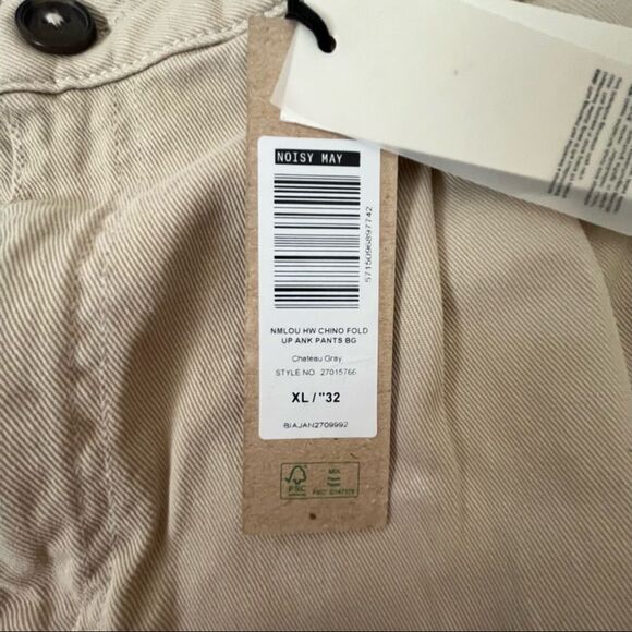 Noisy May Chino Fold-Up Ankle Pants - XL - Picture 6 of 6